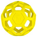 JW Pet Company 犬用おもちゃ ホーリーローラーボール イエロー ミニ
