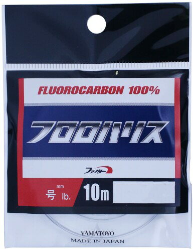 ヤマトヨテグス(YAMATOYO) ハリス ファイター フロロハリス フロロカーボン 10m 12号 40lb クリア