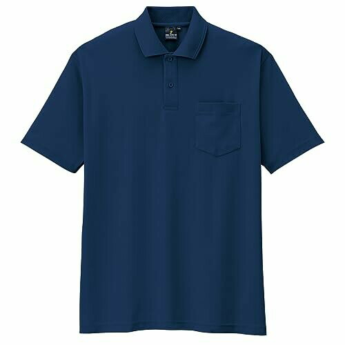 (コーコス信岡) AS-257 半袖ポロシャツ ネイビー SS
