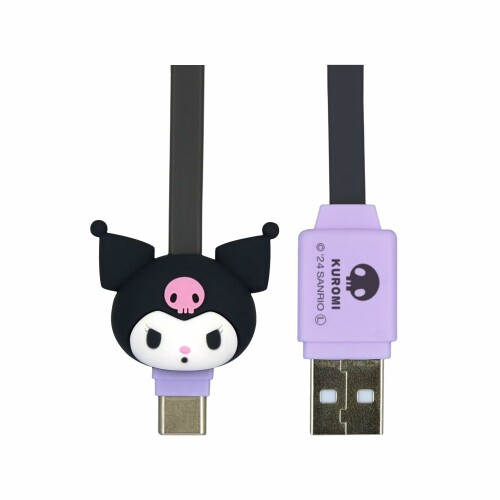 グルマンディーズ サンリオキャラクターズ USB Type-C 対応 マスコットケーブル クロミ SANG-486KU