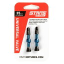 スタンズ(STAN'S) VALVE STEM PAIR AL PRESTA 35MM ブルー