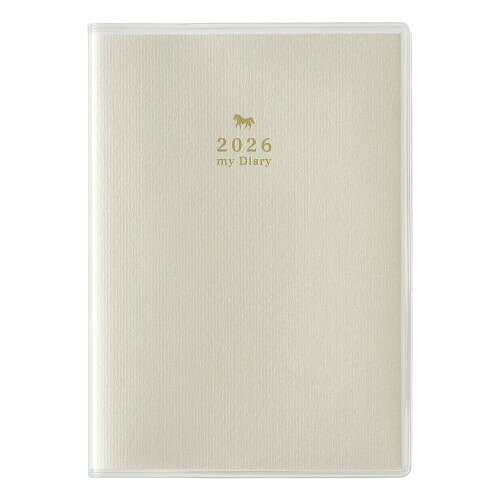 能率 ペイジェム 日記 2026年 B7 メモリー ベージュ 8507 (2026年 1月始まり)