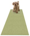 サンコー おくだけ吸着 獣医師推奨 ペット用 床保護マット 60×240cm グリーン GR ロングマット 汚れ防止 KM-58(4)