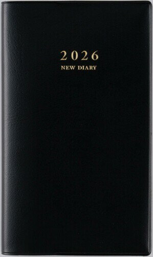 102 ニューダイアリーアルファ 8 手帳 高橋書店 2026年版 黒 ウィークリー 手帳判