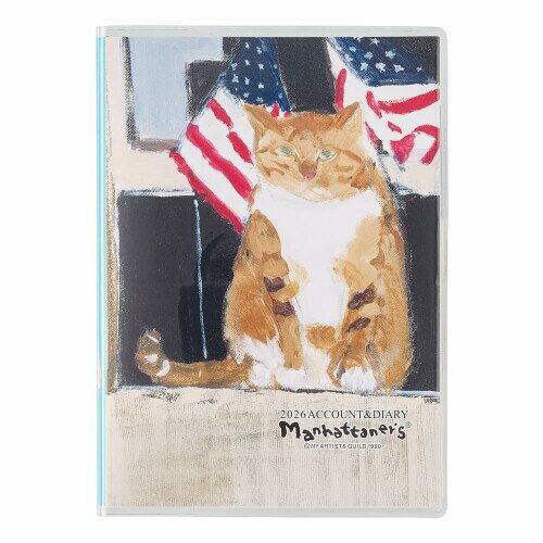 能率 ペイジェム 家計簿 A6 2026年 ウィークリー マンハッタナーズ アメリカ代表はシゲオ 7853 (2025年 12月始まり)