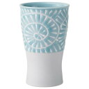 波佐見焼 カップ smart1/2 アクア 容量約180ml NOMO ブルー 電子レンジ可 食洗器対応 25287