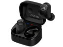 JVCケンウッド Victor HA-FX550T-B ワイヤレスイヤホン Bluetooth Ver.5.3 ノイズキャンセリング ハイレゾ LDAC対応 マイク付き 外音取り込み 防水 低遅延 アプリ対応 合計21時間再生 小型 軽量 ブラ