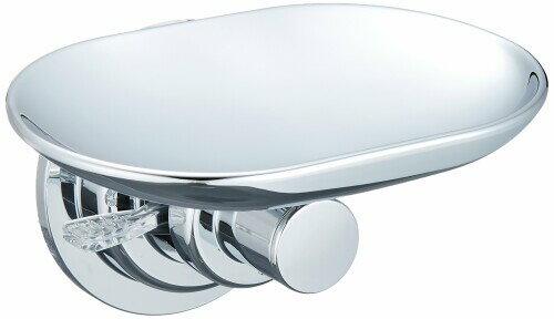 SANEI(サンエイ) せっけんおき ソープディッシュ 強力真空吸盤式 メタリック PW1813