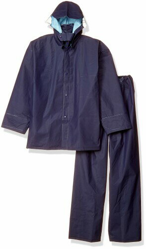 (Kajimeiku(カジメイク))丈夫な糸入りレインスーツ 丈夫な糸入りレインスーツ テツコン 日本 3L (日本サイズ3L相当)