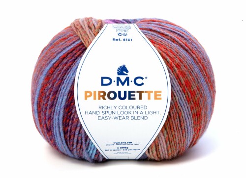 DMC PIROUETTE ピルエット 並太 #844 約200g巻 約500m DMC8131