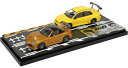 インターアライド(INTERALLIED) MODELER'S 1/64 頭文字D セットVol.6 大宮智史ロードスター (NB8C) & 小早川ランサーエボリューションVII 完成品 MD64206