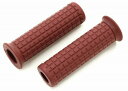 アクティブ(ACTIVE) 153ガレージ(153GARAGE) バイク用 グリップ 1インチ(貫通タイプ) ブロックSグリップ ダークレッド 全長:124mm 15301604RED