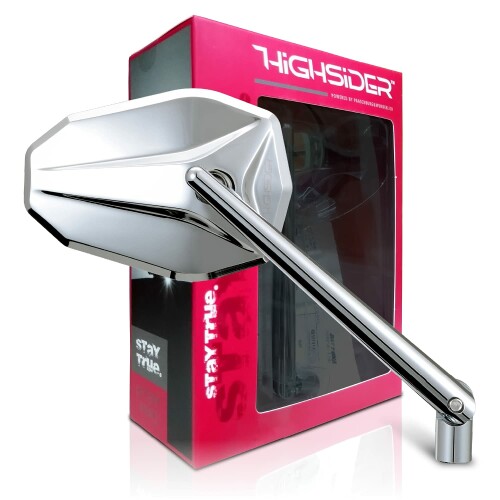 デイトナ(Daytona) バイク ミラー 10mm 正/逆ネジ対応 ECE規格 HIGHSIDER(ハイサイダー) ヴィクトリー ..