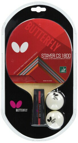バタフライ(Butterfly) 卓球ラケット ラバーばり ステイヤー CS1800 10930 バタフライ(Butterfly) 卓球ラケット ラバーばり ステイヤー CS1800 10930
