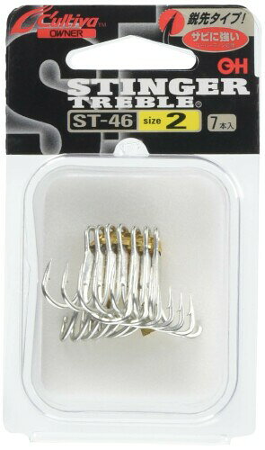 OWNER(オーナー) フック カルティバ ST-46 スティンガートリプルフック 2号 ガンブラックコート
