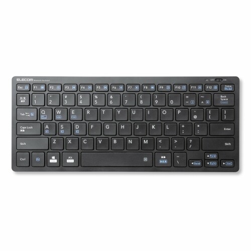 エレコム キーボード Bluetooth パンタグラフ ミニキーボード Windows・Mac・iOS・Android対応 ブラック TK-FBP102XBK