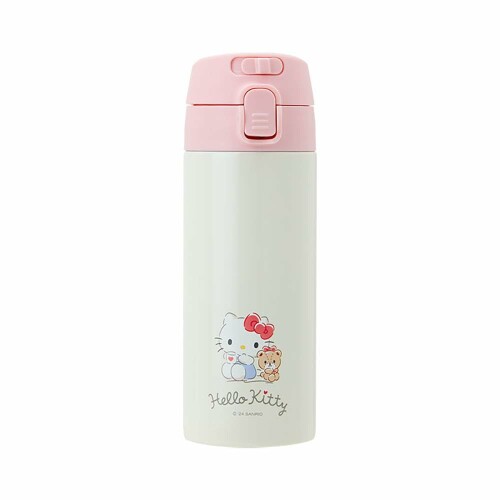 サンリオ(SANRIO) ワンタッチステンレスボトル ハローキティ 容量:370ml 389030