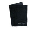 LiveLine ライブライン 高品質ワイピングクロス ブラック LWC1800BK