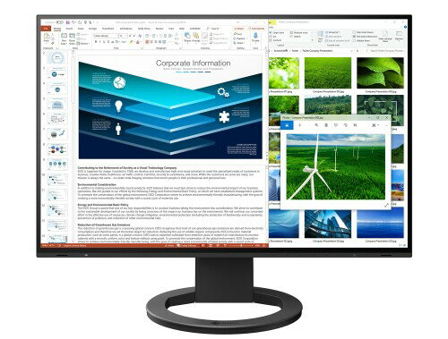 EIZO ビジネススタンダードモニター | FlexScan EV2485-BK | 24.1型1920×1200・USB Type-C(70W給電)・スタンド可動・ブラック