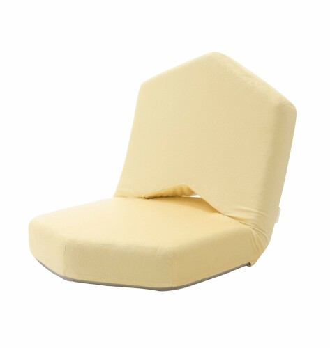 セルタン 座椅子 低反発 METO バニライエロー 背部リクライニング 日本製 A897a-649YE