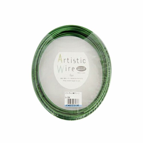 泰豊トレーディング Eggs カラーアルミ線 グリーン 2.5x10m 品番:33168