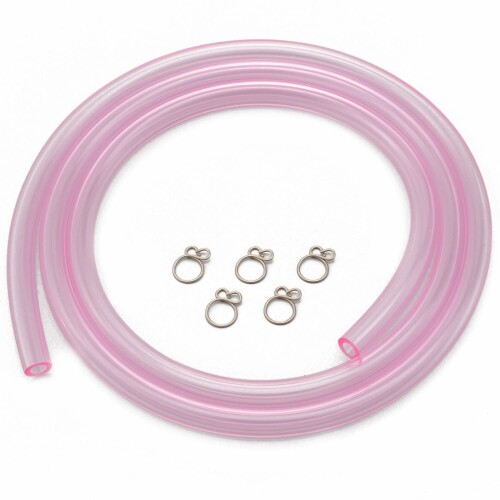 デイトナ(Daytona) バイク用 ブリーザーホース 内径[ファイ]5×外径[ファイ]8 全長1m 耐油性 塩ビホース..