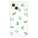 グルマンディーズ mofusand IIIIfit(イーフィット) iPhone15 / 14 / 13 対応 ケース 総柄 MOFU-19B(2)