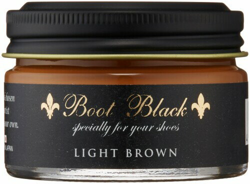 (ブートブラック) COLOR SHOE CREAM BBクリーム55 (LIGHT BROWN(ライトブラウン) 55g)