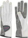 ダンロップ(DUNLOP) テニス グローブ 両手セット ホワイト L TGG0117W