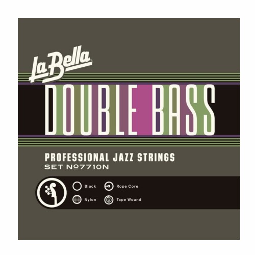 ꥢŷԾŹ㤨La Bella 7710N/Professional Jazz/Light Tension/Double Bass Strings/Black Nylon Tape Wound on a Rope CoreפβǤʤ37,238ߤˤʤޤ