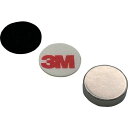 ラクテム ネオジム磁石 Φ15−3 両面テープ・ゴム付 NMTR15-3