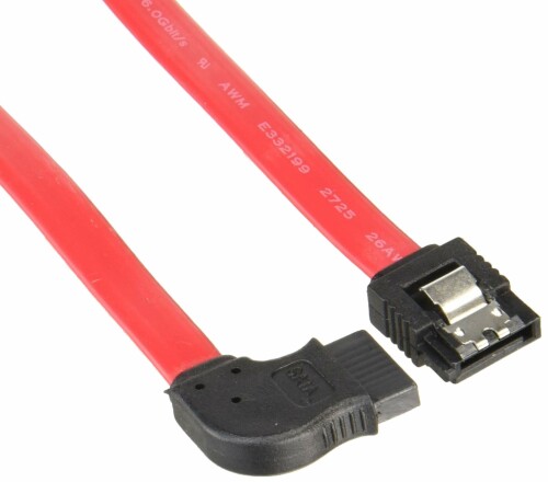 変換名人 SATA2(3Gbps対応)ケーブル I - 右L ロック付 50cm SATA-CA50IRL
