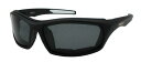 (ライズ) サングラス Eyewear SHOOTバイク 防風パット付き メンズ偏光サングラス 自転車 RS911-MATT BLACK/SMOKE スモーク フリーサイズ