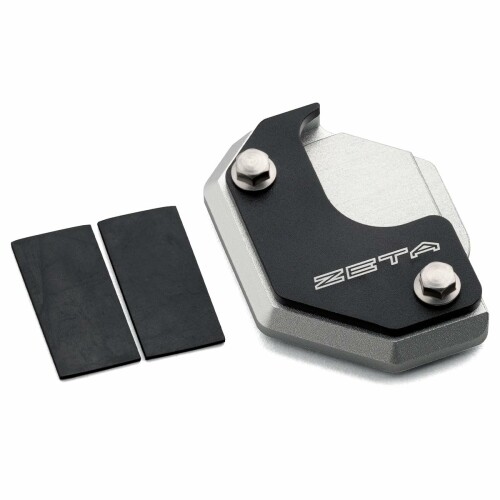 ジータレーシング(ZETA RACING) CROSS CUB110(JA45/JA60) '18-24 サイドスタンドエクステンダー 接触面積拡大 砂地 砂利 アスファルト 沈み込み防止 ステンレスボルト 高耐久 ガタつき防止ゴムシー