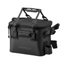 シマノ(SHIMANO) ロッドレスト タックルバッグ (レスト2/ハードタイプ) BK-021W ブラック 27L
