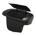 槌屋ヤック(Tsuchiya Yac) 車種専用品 トヨタ MXPK1# アクア専用 サイドBOX ゴミ箱 運転席用 ブラック 180×190×75mm SY-A15