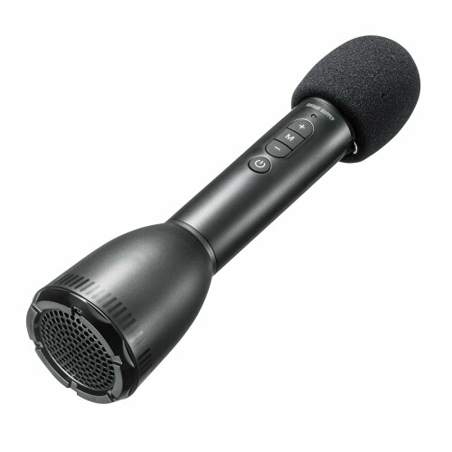 サンワサプライ ハンドマイク型ポータブル拡声器スピーカー(Bluetooth対応) MM-SPAMP18