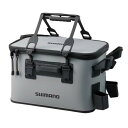シマノ(SHIMANO) ロッドレスト タックルバッグ (レスト2/ハードタイプ) BK-021W グレー 27L