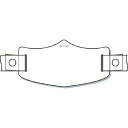 つくし e帽章 白無地 ヘルメット用樹脂バンド付 WE-101H ヘルメット関連用品