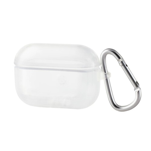 エレコム AirPods Pro(2019年発売モデル)対応 ソフトケース カラビナ付 クリア AVA-AP2UC2CR