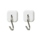 レック 強力マグネットハングフック 2個入 最大保持荷重:2kg ホワイト H00417