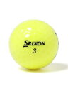 (DUNLOP) ダンロップ Tennis スリクソン ADスピード3 パッションイエロー 1スリーブ(3個入り) パッションイエロー