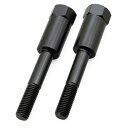 デイトナ(Daytona) バイク用 ミラー アダプター ハーレーダビッドソン用 変換アダプター ミラー側正ネジ10mm 左右セット ブラック 99901