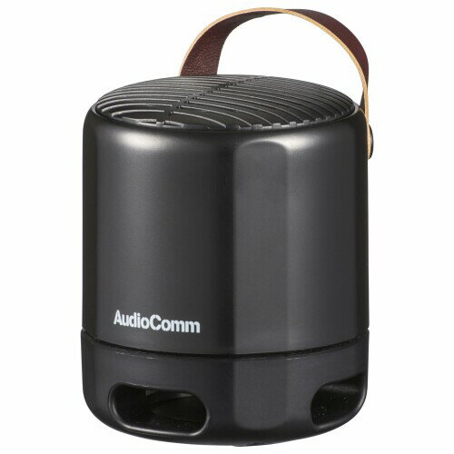 オーム電機AudioComm ポータブルスピーカー ワイヤレススピーカー Bluetooth5.3 ワイヤレスラウンドスピーカー ブラック ASP-W125N-K 03-2387 OHM オーム電機AudioComm ポータブルスピーカー ワイヤレススピーカー Bluetooth5.3 ワイヤレスラウンドスピーカー ブラック ASP-W125N-K 03-2387 OHM
