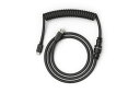 Glorious グロリアス コイルケーブル キーボード ブラック 黒 USB Type-C Type-A 取り外し可能な5ピンアビエーター付き ゲーミングキー...