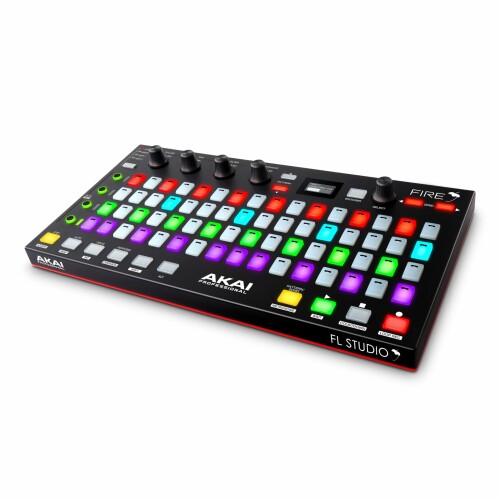 Akai Professional USB MIDIコントローラー FL Studio用 64パッド RGBクリップ ドラムパッドマトリックス FIRE Controller Only