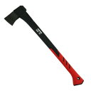 千吉 CAMPING AXE 2000g 710mm 作業用・大工用・アウトドア用 ブラック/レッド