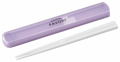 OSK 引フタ箸箱セット DISH UP LUNCH パープル HS-16