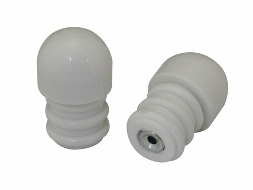 ポッシュ(POSH) ウエイトナイロンバーエンド スチールハンドル用 ホワイト 200935