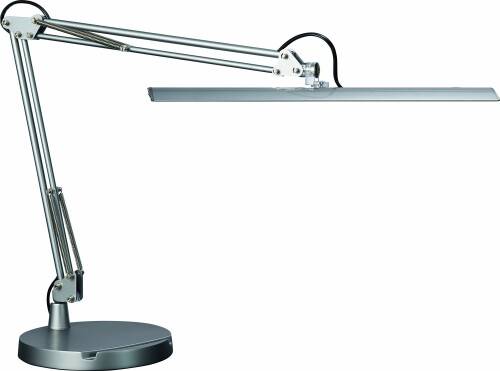 山田照明(Yamada Shomei) Zライト 卓上 ベース付 明るさ2430Lx 高演色LED 肌色きれい Ra90 シルバー Z-10DSL